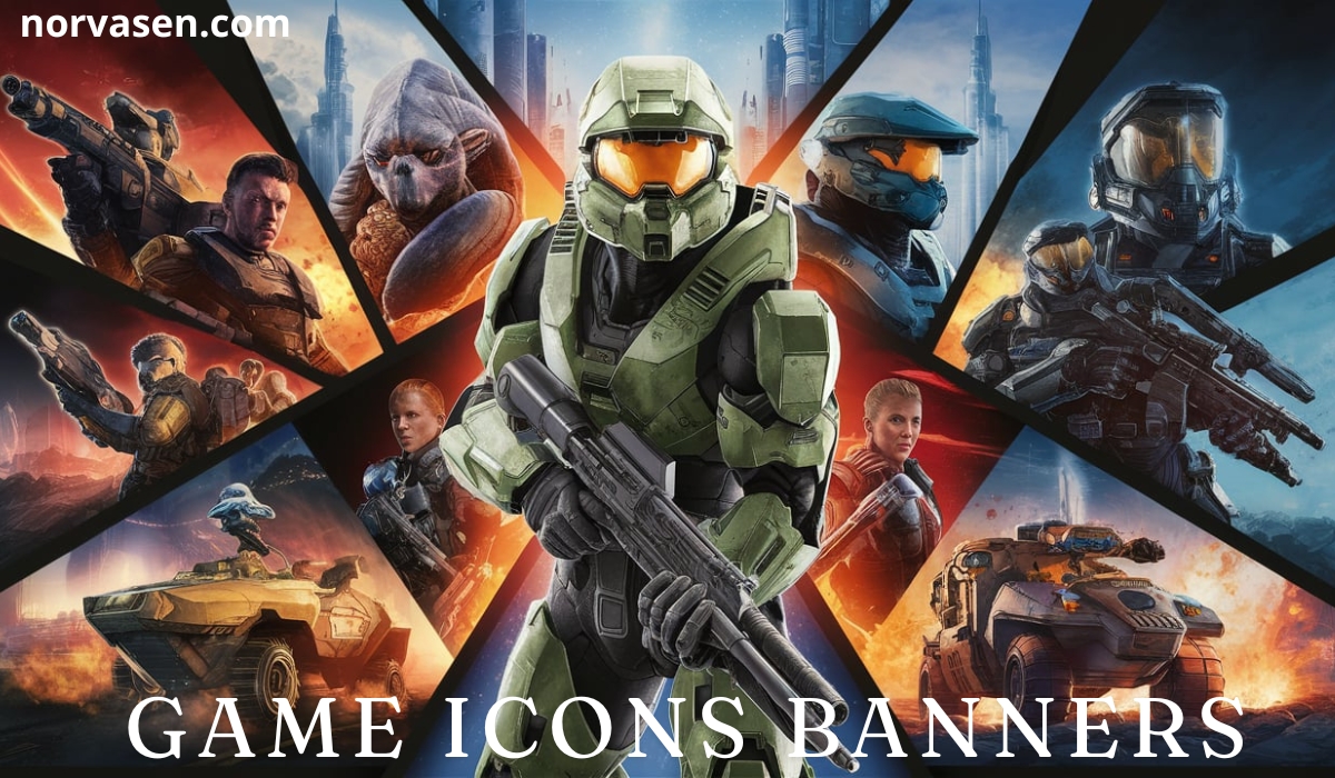 halo (2003) game icons banners