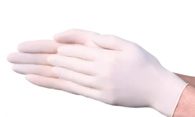 latex powder free gloves