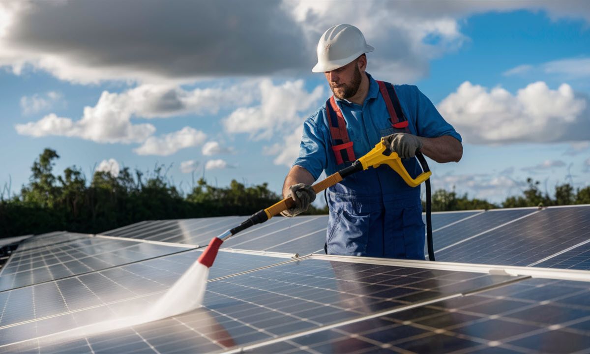 Solar Panel Cleaning Services